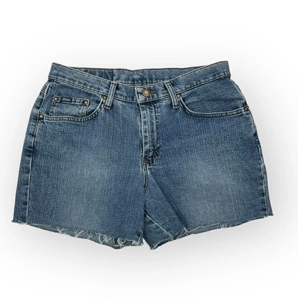 Lee Riders Vintage High-rise‎ Cut Off Jean Shorts In Blue Women’s Size 30
